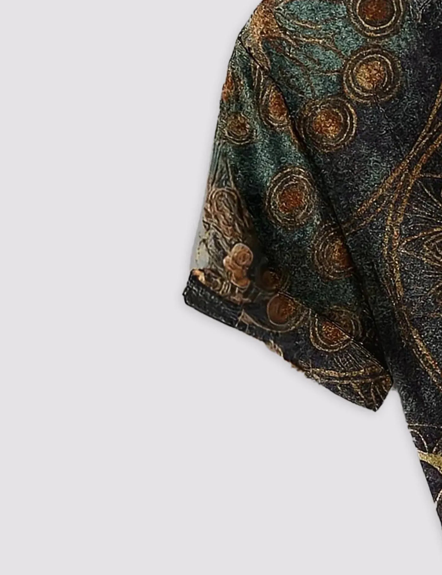 Trezzo Vintage Mandala Print Casual Half Sleeve Shirt